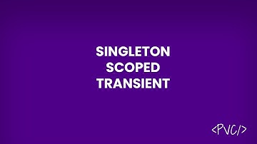 [C#] - SINGLETON, SCOPED, TRANSIENT -  .NET Injeção de dependência