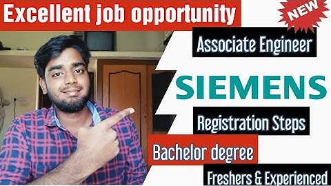 Siemens Offcampus drive 2021 | Associate Engineer - Online Registration | how to apply?| simply jpr