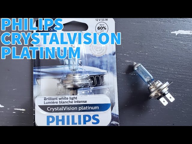 PHILIPS CrystalVision Platinum Halogen (Brand New 2022 Bulbs LUX TEST) 