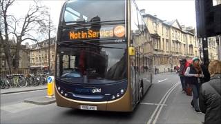 HD Stagecoach Oxfordshire & Oxford Bus Company buses in Oxford City Centre