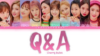 Cherry Bullet ミレ　公式トレカ　③ Cherry Bullet (체리블렛) - Violet Lyrics [Color Coded-Han