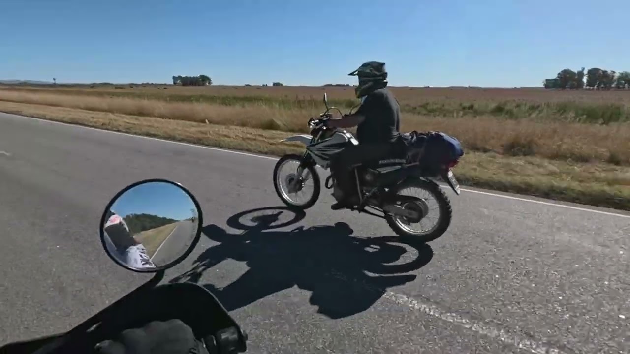 Viaje en moto por tierra a Tandil