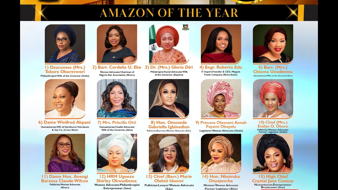 VOTE for AMAZON OF THE YEAR in the Niger Delta Advancement Awards 8.0  as 9 States Battle