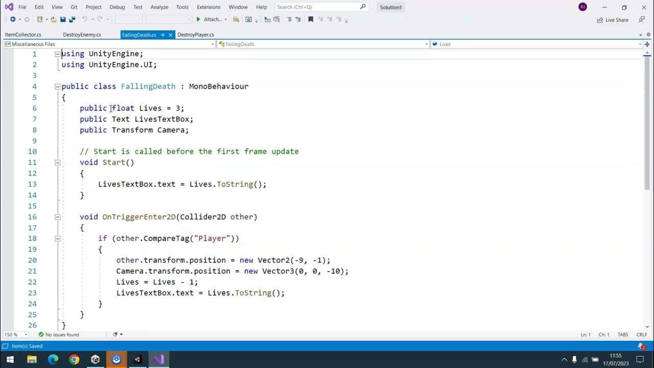 13 Accessing Variables in other Scripts - YouTube