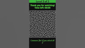Can You Solve This Maze? 🤔 Quick Brain Game Challenge!