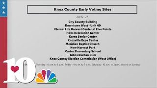 Early voting starts Friday, July 12. Here's what you need to know