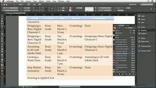 Famous InDesign Tutorial - Formatting cells Wealth