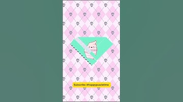 LEVEL 173 - Paper Fold IQ Puzzle Game | HAPPY PUZZLE TIME #puzzlegame #ytshorts #puzzle #mobilegame