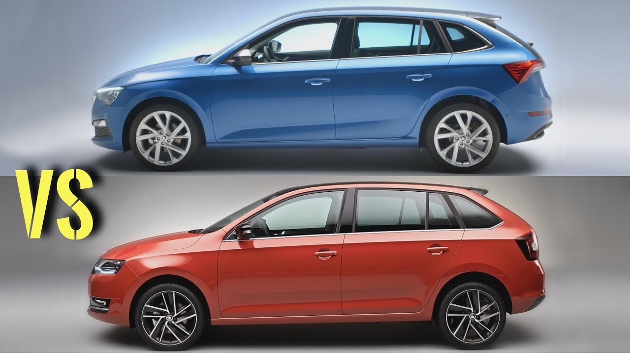 Skoda Scala 2019 Vs Skoda Rapid Spaceback Youtube