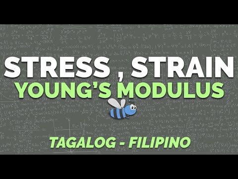 Elasticity | Stress, Strain, Young&rsquo;s Modulus of Elasticity | Physics (Tagalog/Filipino)