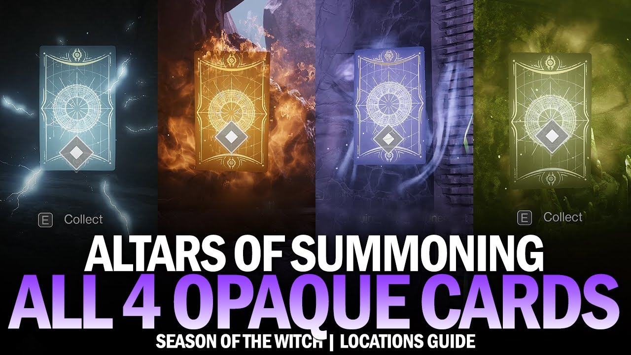 All 4 Altars of Summoning Opaque Cards Location Guide (Week 2) [Destiny ...