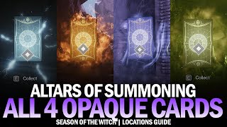 All 4 Altars of Summoning Opaque Cards Location Guide (Week 2) [Destiny 2]
