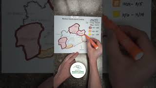 UPDATED Peak fall foliage forecast for Madison County, NC 2025 #timelapse #northcarolina #fall