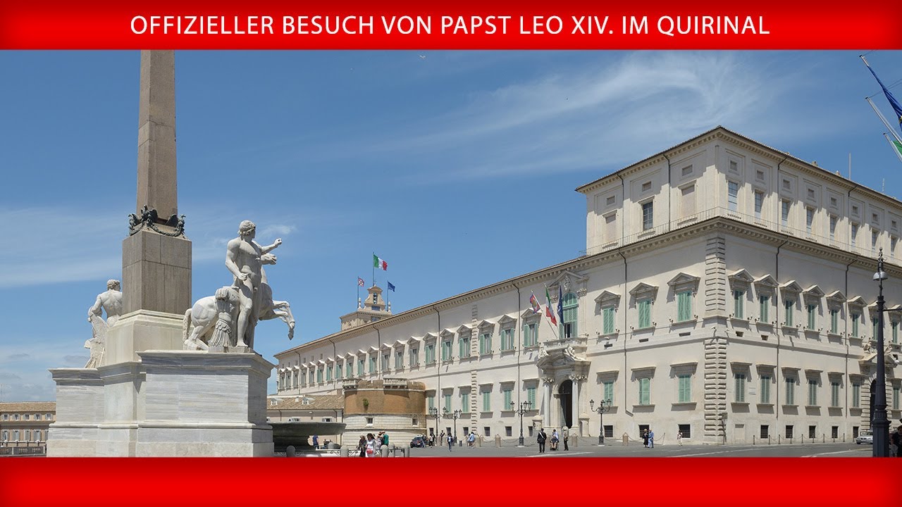 Offizieller Besuch von Papst Leo XIV. im Quirinal, 14. Oktober 2025