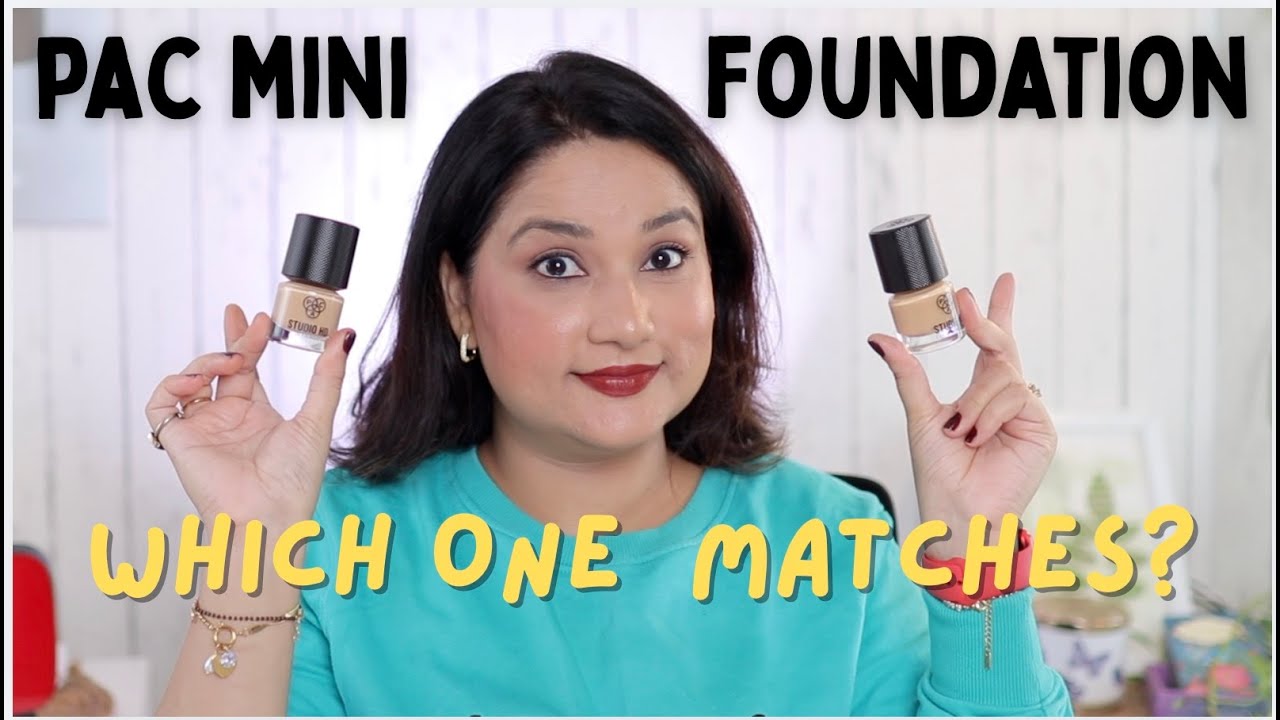 PAC HD Foundation on Oily/Combination Acne Prone Skin | Shade 2.1 & 2.3 | Transfer + Oxidation test 