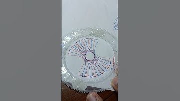 How many rotation in this video? #shorts #044 #spirograph #satisfying  #asmr #art #awesome