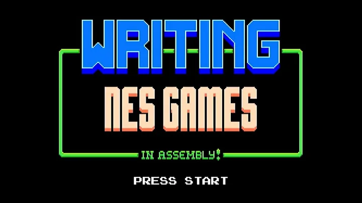 Writing NES Games! With Assembly!!