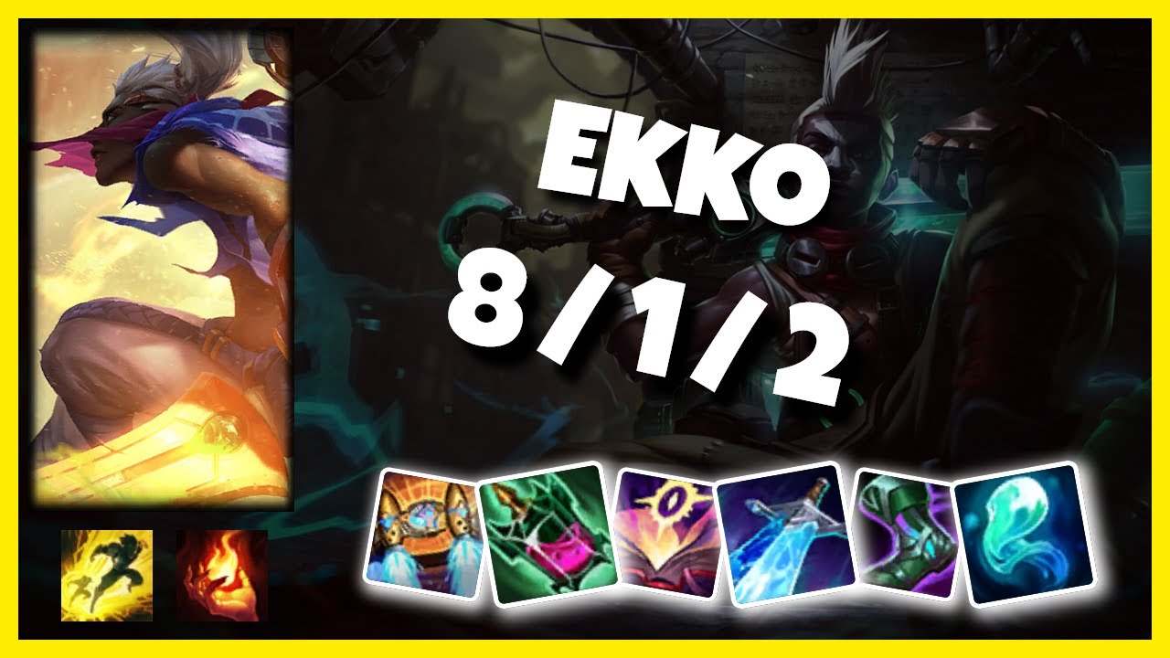 Ekko 11.5 Gameplay Challenger S11 Mid (8/1/2) - KOREAN
