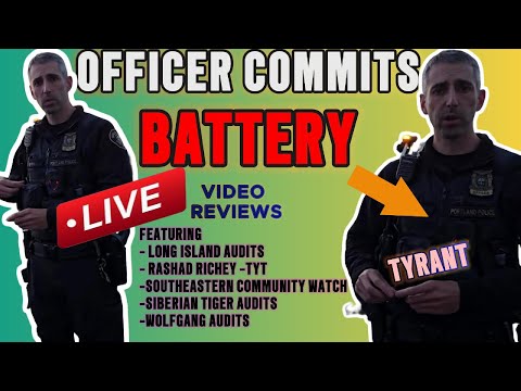 Officer Commits Battery - LIVE Reaction and Video Reviews!  #LIVE