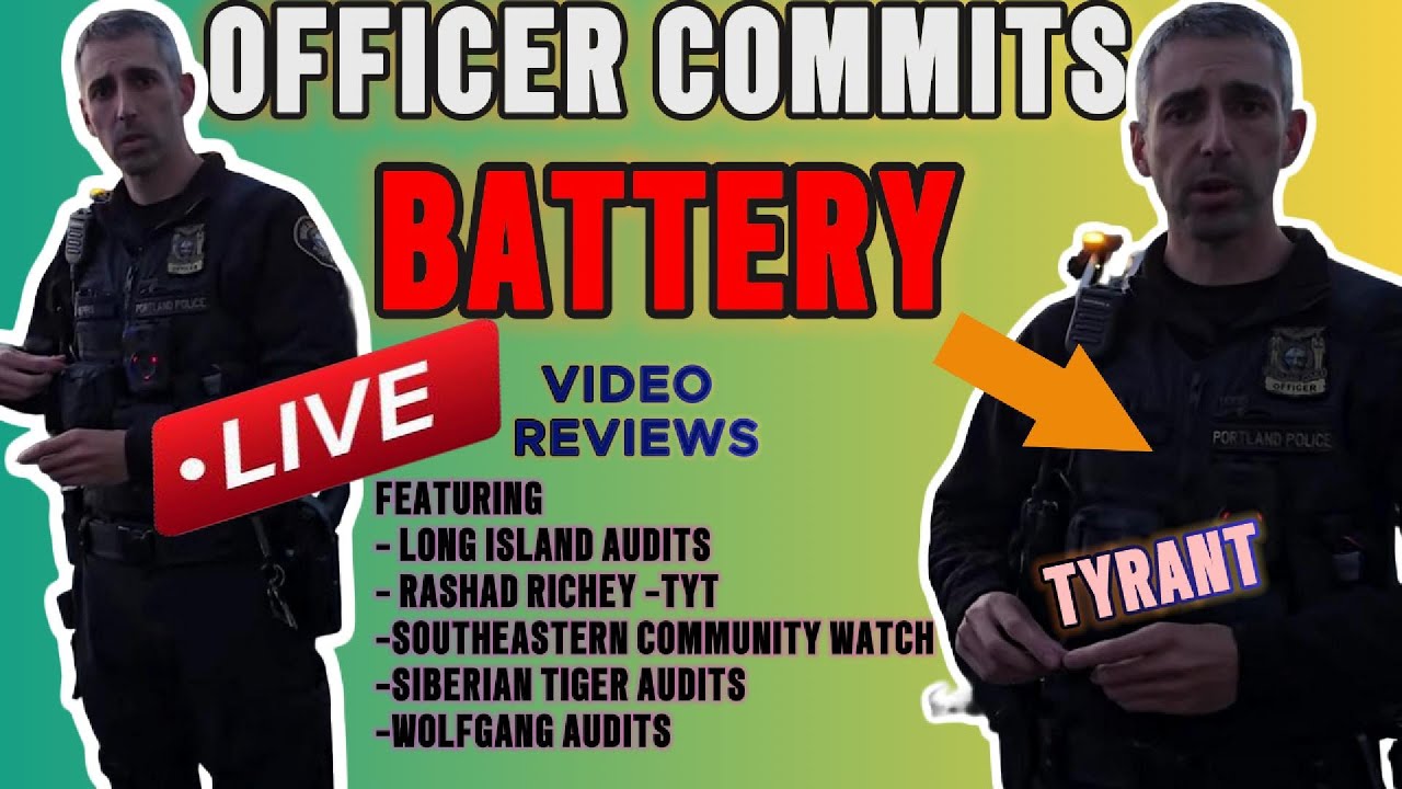 Officer Commits Battery - LIVE Reaction and Video Reviews!  
