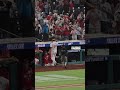 A STANDING OVATION as Andrew Painter exits the mound!