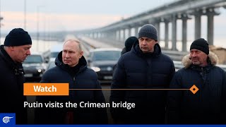 Putin Visits The Crimean Bridge