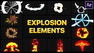 Videohive Explosion Elements  After Effects 28491064 Free Download
