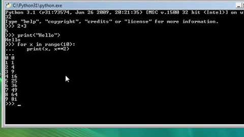 Using Python: The Python Shell and IDLE