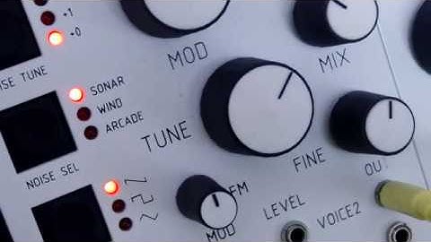 Modor modules eurorack-Noisy Oscillator waves and Modor Comb Filter ( no talking )