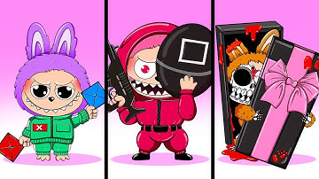 Sprunki Labubu Squid game 3 Phases #sprunki #brainrot