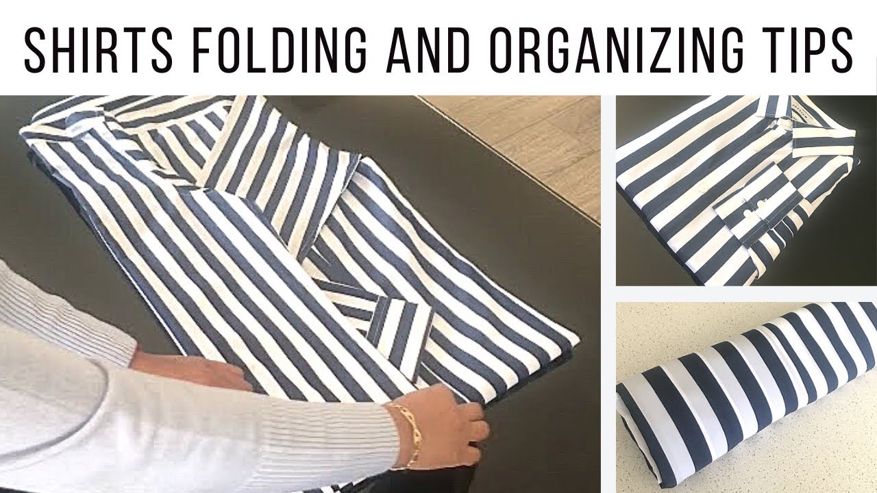 fold business shirt for travel