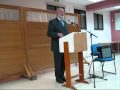 Rabbi William Altshul at shloshim for Rabbi Gedaliah Anemer, zt"l