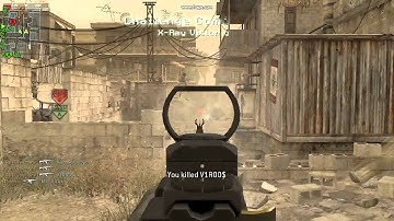 COD4 | kinny AMAZING 9 kill streak ak 47 (ultra fast)