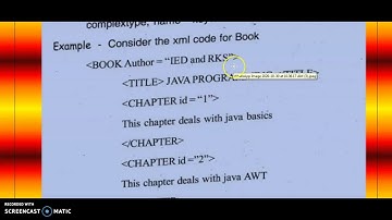 XML SCHEMA - COMPLEX ELEMENT