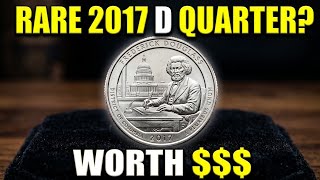 RARE 2017 D Frederick Douglass Quarter Worth $$$? Don’t Spend This Coin!