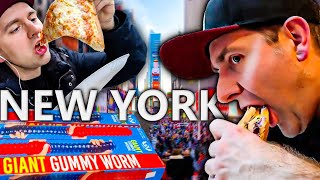 ALLES ESSEN am TIMES SQUARE in NEW YORK! 😍😂 (Scambetrugs Edition) NYC Tag 1