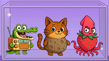 Italian Animals Merge & Drop - Suika Game Gameplay Walkthrough 