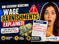 Wage Garnishments-Non Statutory Deductions