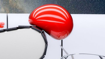 Soft Body Animation Playground V2 😳. RTX On 3D Soft Body Simulation 😍. Space Relaxation