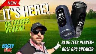 New! Blue Tees Golf Player+ GPS Speaker On Course Review! Answers to your questions!