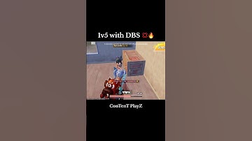 DBS 1v5 🔥 #bgmi