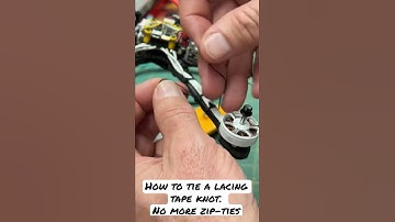 How-To: Stop Using Zip Ties On Your Drone Builds. Use Lacing Tape.
