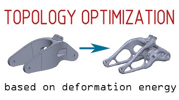 Topology optimization based on deformation energy