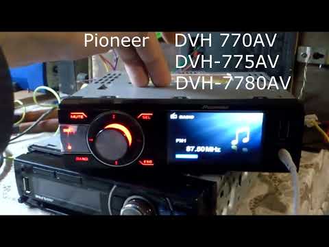 PIONEER DVH-770AV 775AV 7780AV Как включить AUX. How to enable AUX