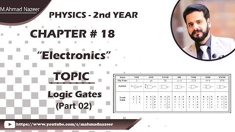 Logic gates|Applications Part_2 Fsc Part 2 Physics #bysirmahmadnazeer