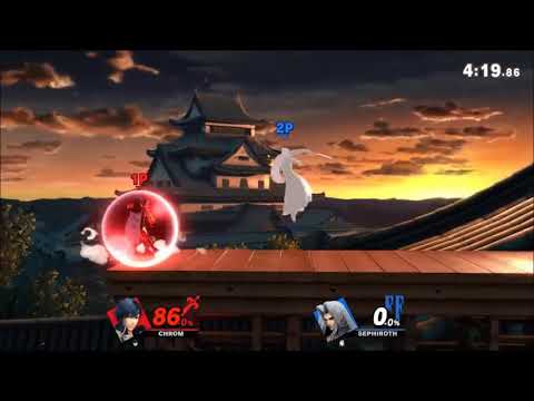 めっちゃ煽るじゃん｜クロム使用｜スマブラＳＰ｜対セフィロス