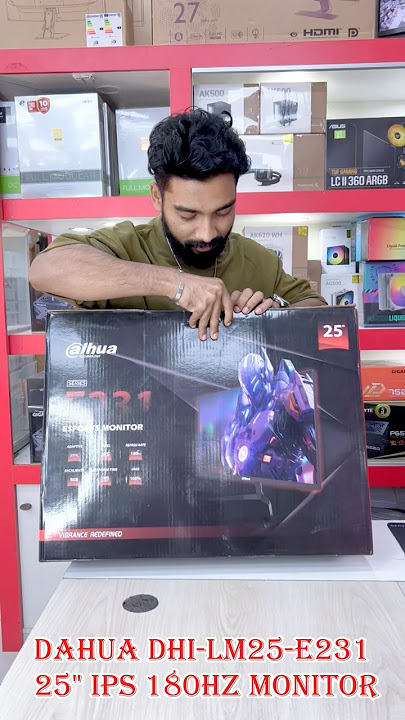 Dahua DHI-LM25-E231 25' IPS FHD 180Hz Gaming Monitor Unboxing Happy Customer!!  #samantacomputer