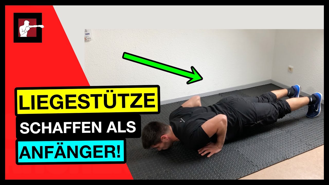 Liegestütze lernen: Nur so schaffst Du es auch endlich (Als Anfänger im Boxtraining)
