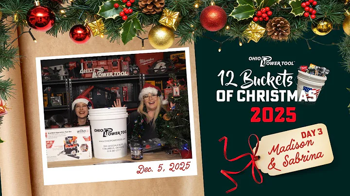 Ohio Power Tool's 12 Buckets of Christmas 2025 - DAY 3  Wiha + Diamond Products & Champion!