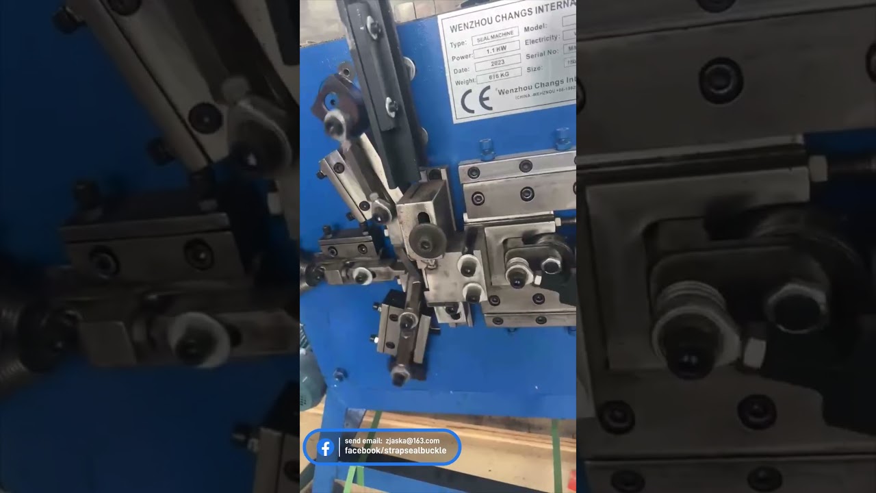 The machine of steel strap clip with steel scraps materials  shipped to Algiers Algeria